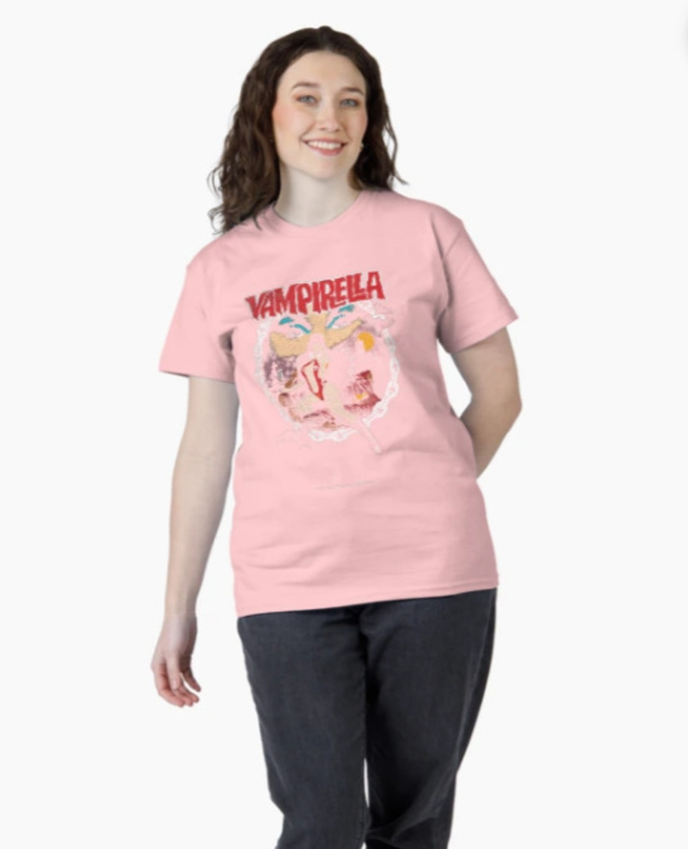Vampirella Style Design Classic T Shirt Light